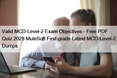 Valid MCD-Level-2 Exam Objectives - Free PDF Quiz ...